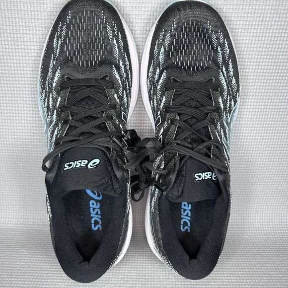 ASICS GEL-STRATUS 3 Knit Women's Sz 11 Running Gym Shoes Athleisure Black Teal - Picture 9 of 11